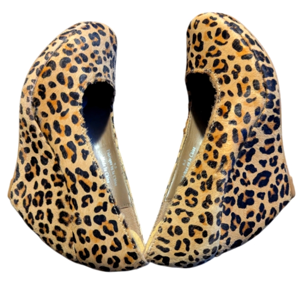 Platform Wedges Cooperative In Leopard Print